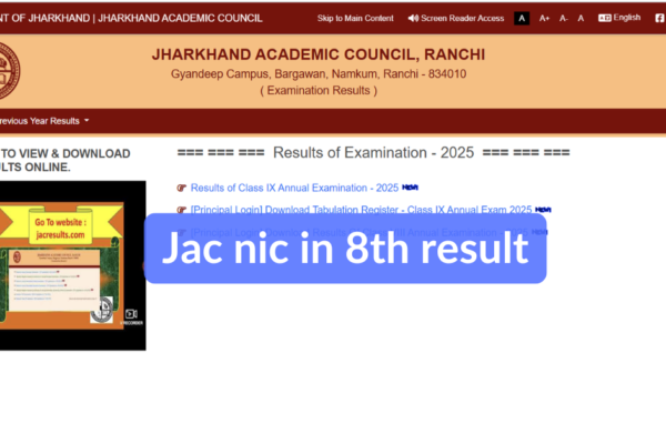 Jac nic in 8th result